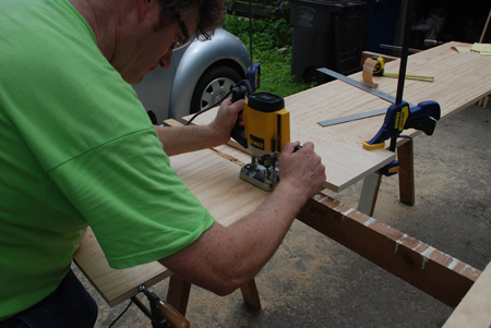 routing the dado